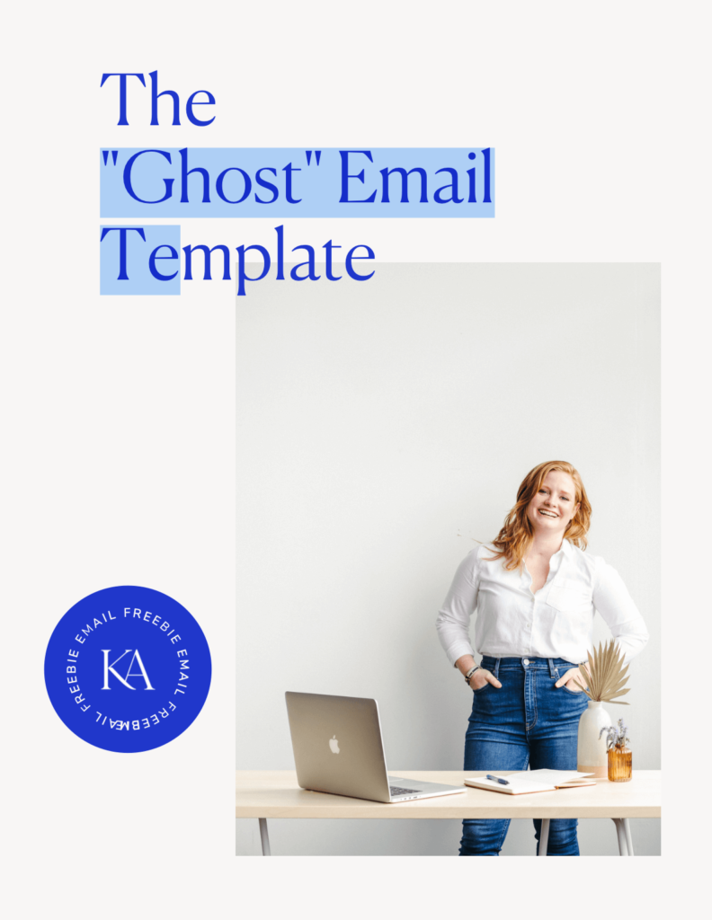 Click here to grab your free ghost email template